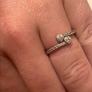 Pandora 2 Hearts Ring!